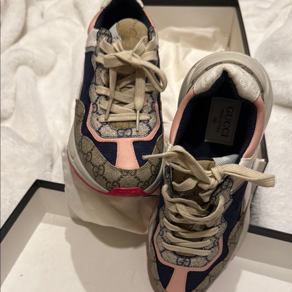 Gucci Multicolor Sneakers GG Migno comes with dust bag and box